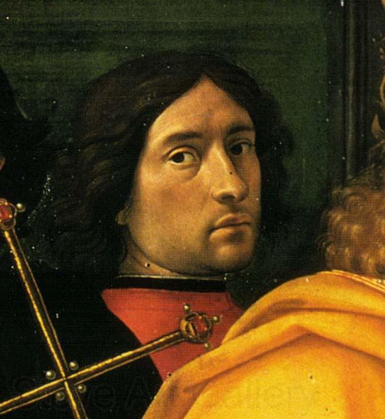 Domenico Ghirlandaio Supposed self portrait in Adoration of the Magi